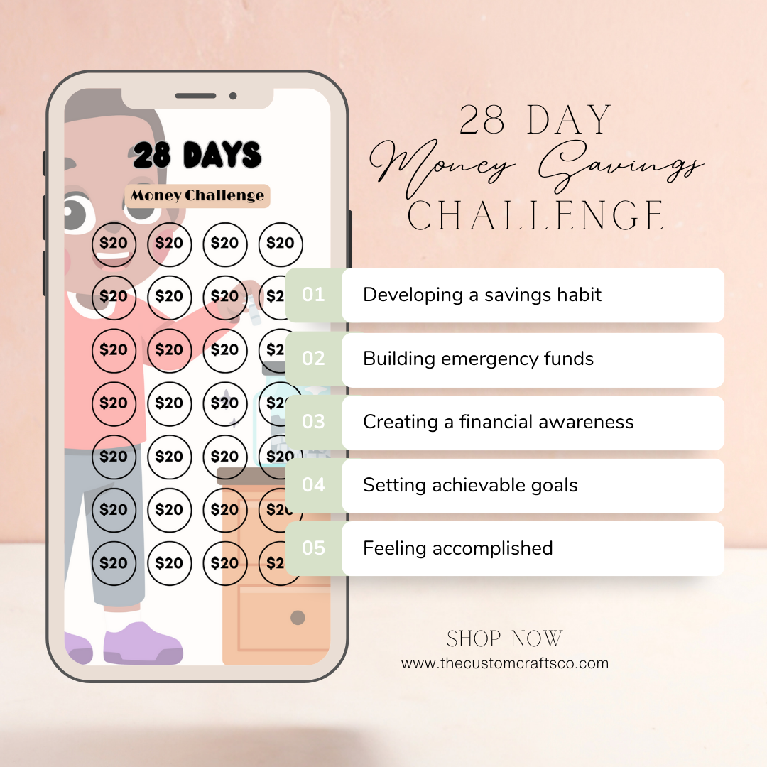 Templates: 28 Day Money Savings Challenge