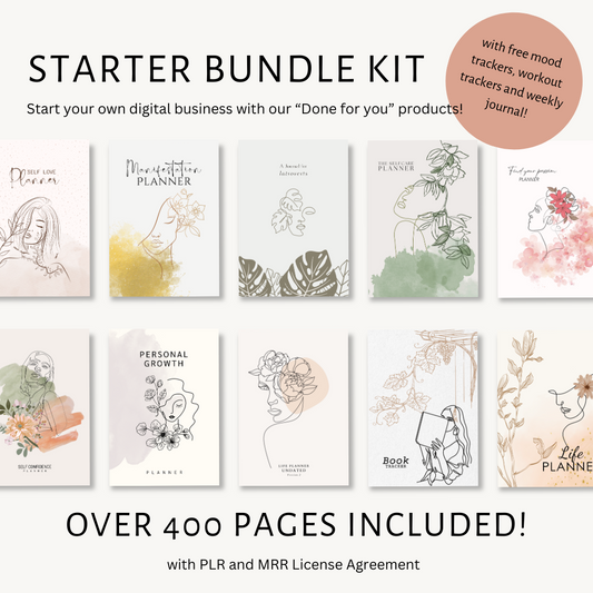 Bundle Alert: Ultimate Starter Kit with PLR and MRR License