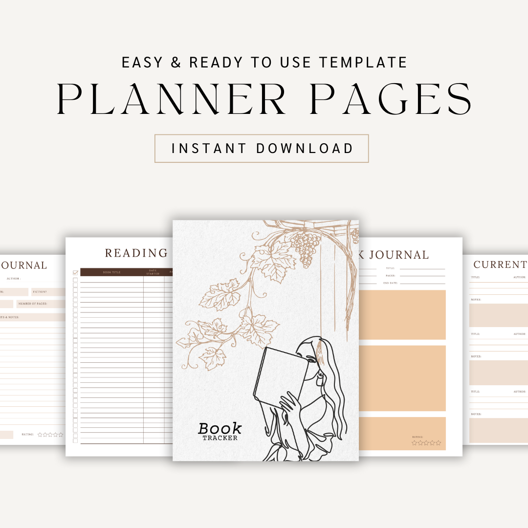 Done For You: Book Tracker ( Reading Planner ) with PLR & MRR License