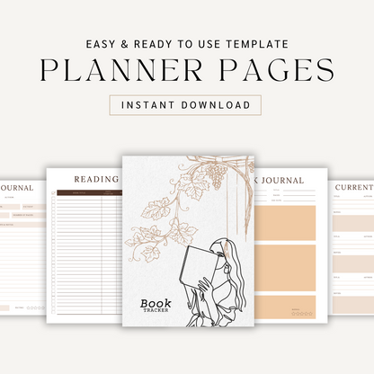 Done For You: Book Tracker ( Reading Planner ) with PLR & MRR License