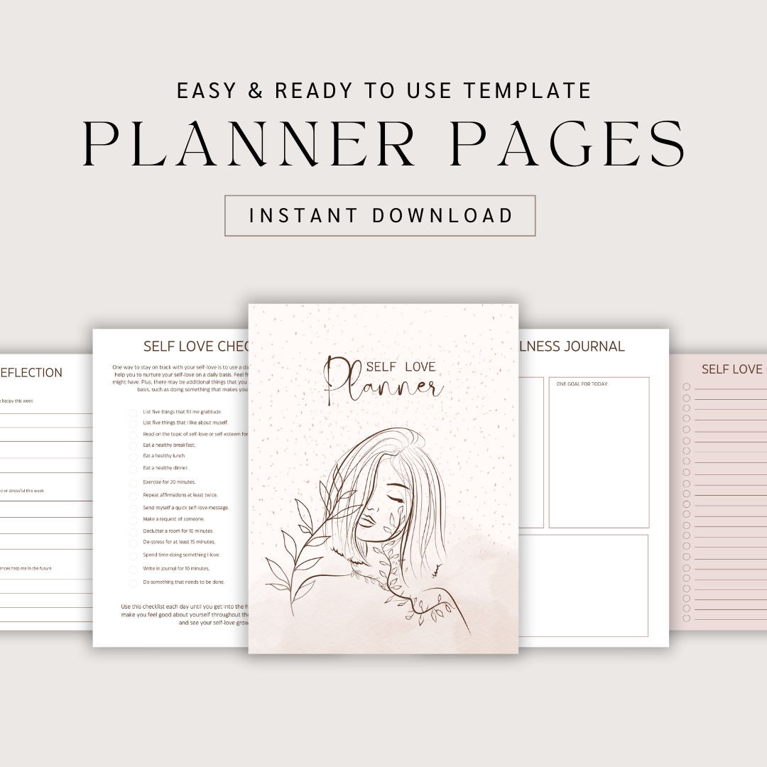 Done For You: Self Love Planner with PLR & MRR License