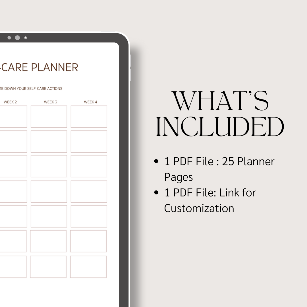 Done For You: Self Love Planner with PLR & MRR License