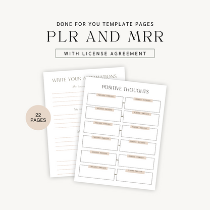 Done For You: A Journal For Introverts with PLR & MRR License