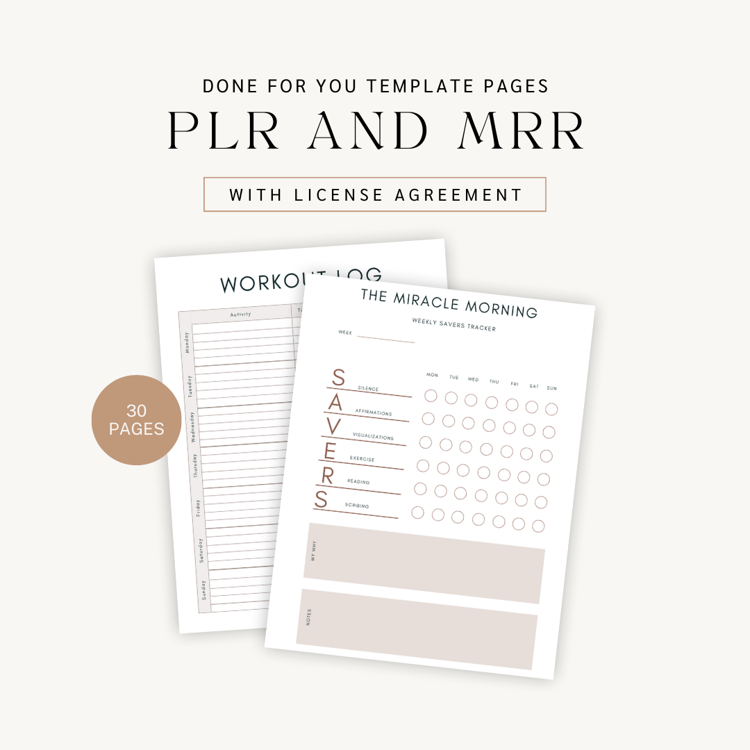 Done For You: Bundle of Tracker with PLR & MRR License