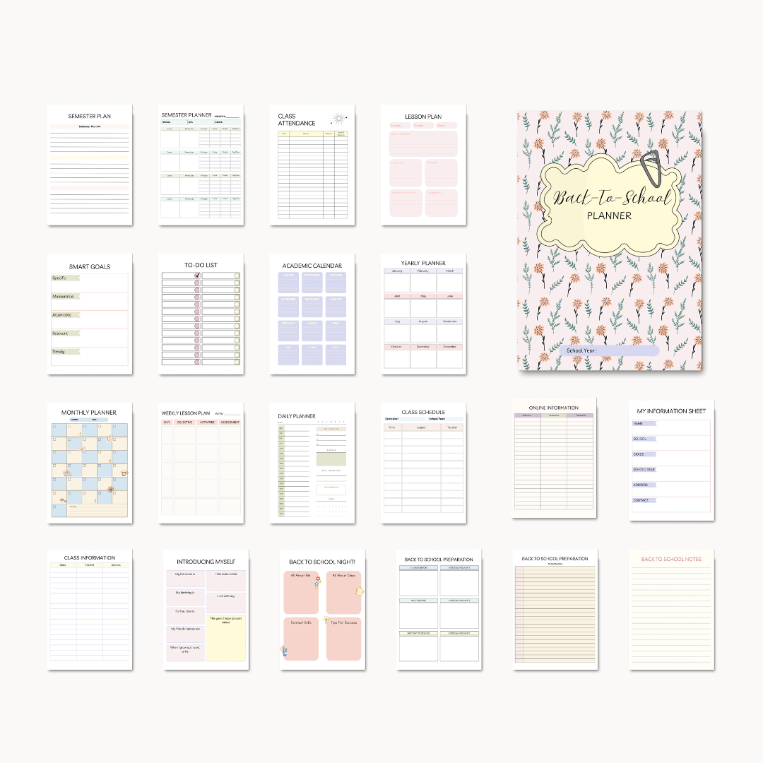 Done For You: Back To School Planner with PLR and MRR License