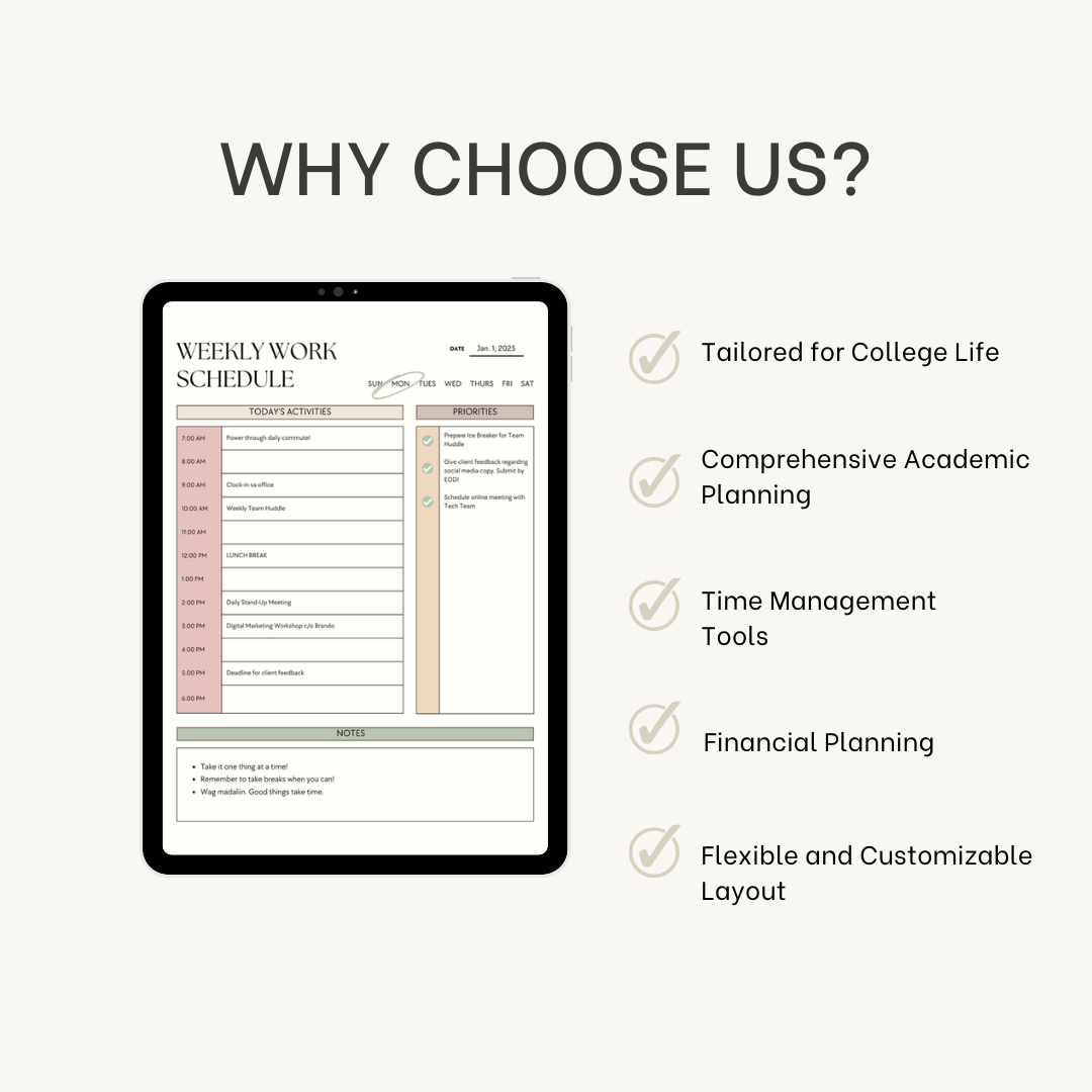 Done For You: College Student Planner with PLR and MRR License