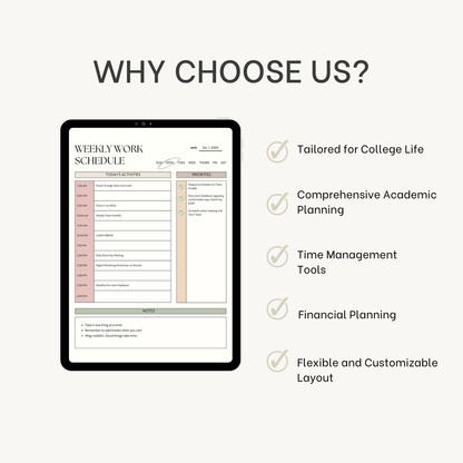 Done For You: College Student Planner with PLR and MRR License