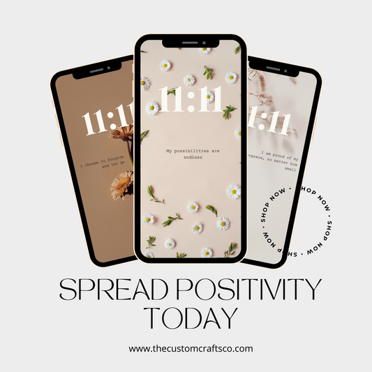 Wallpapers: Floral Affirmation Wallpaper Bundle ( 10 Wallpapers Included )
